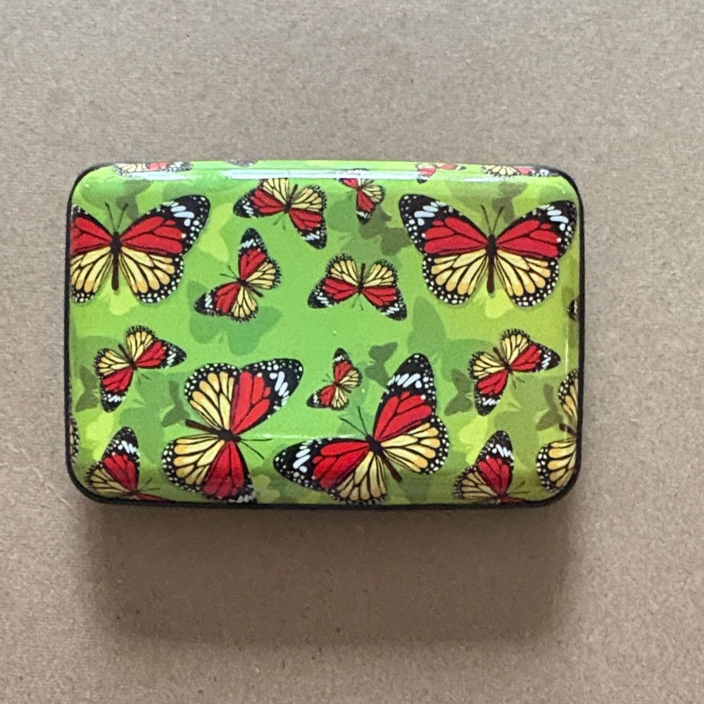 Butterfly Print Card Holder